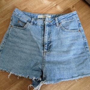 TOPSHOP Denim Mom Shorts